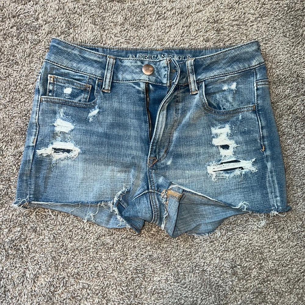 american eagle high rise super short